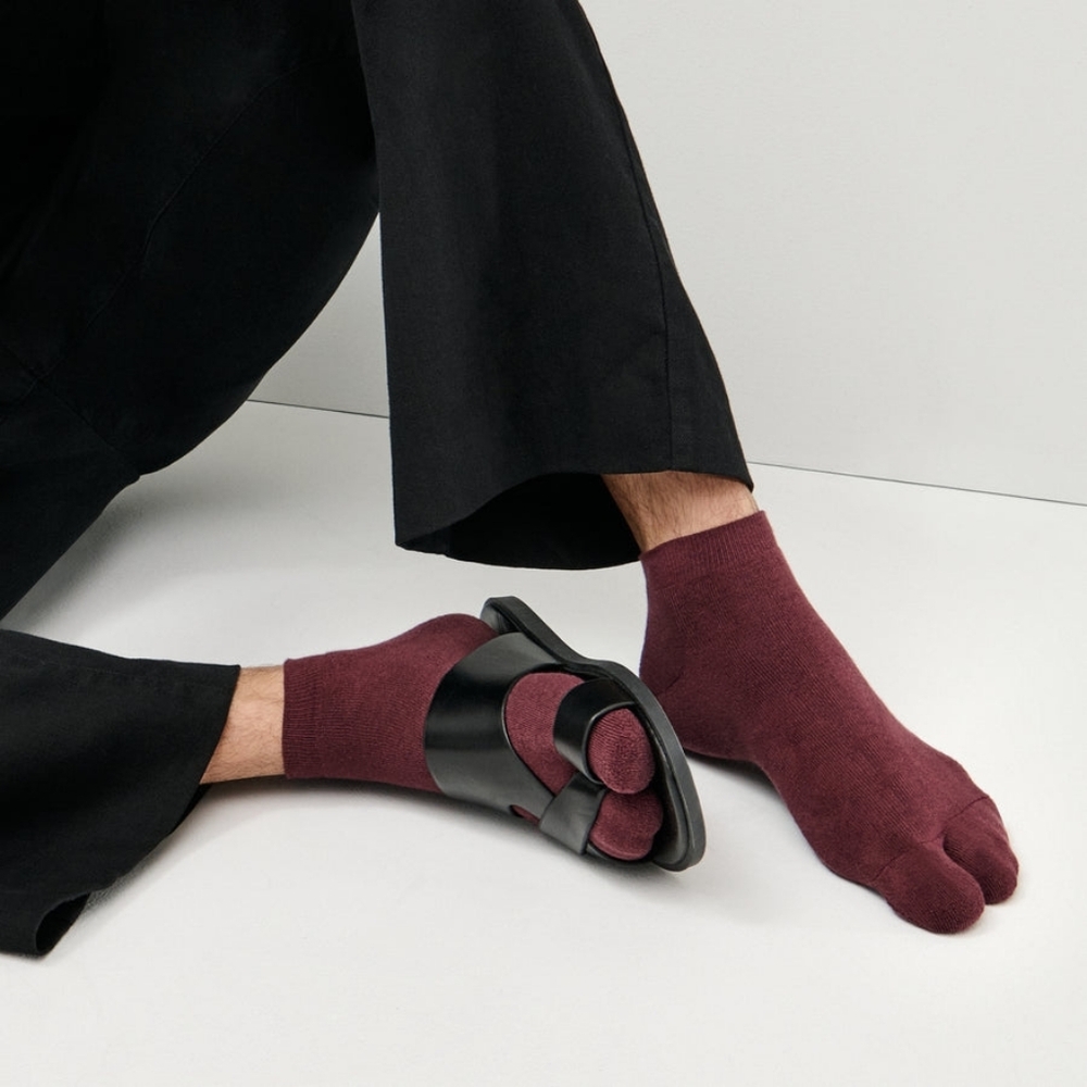 Tabio Japan Premium Cotton Pile Tabi Split-Toe Ankle Socks Sz 25-27cm (US 7-10) - Picture 13 of 15